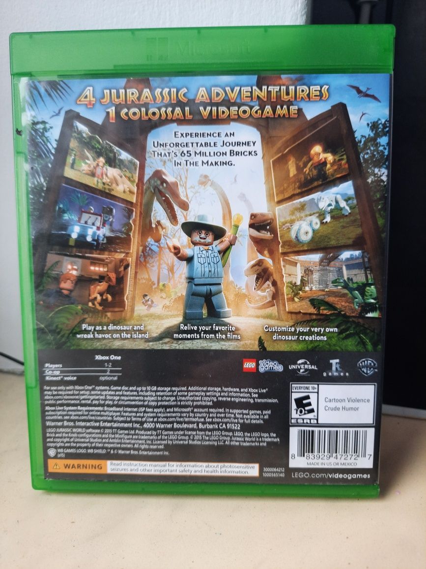 Gra lego jurassic world na Xbox One