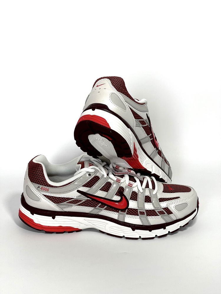 Оригінал Кросівки Nike  P-6000 HJ9598 оригинал найк 44 сірі червоні