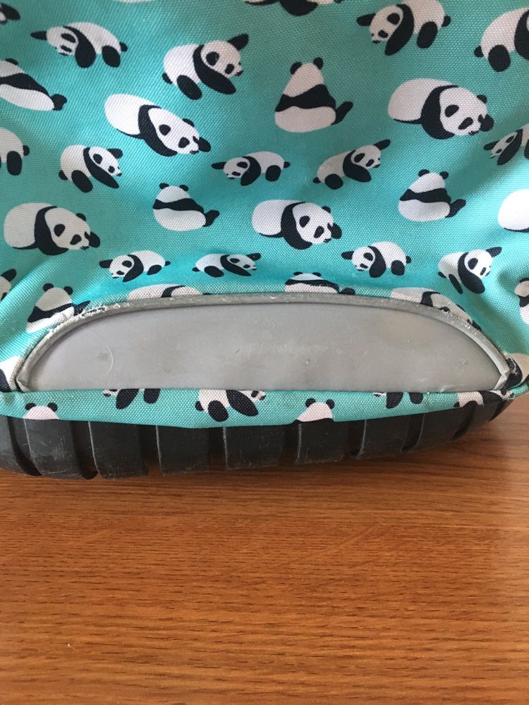 Plecak szkolny na kółkach CoolPack pandy