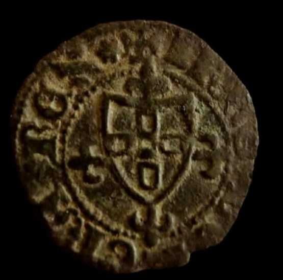 Monarquia João I quarto Real Cruzado em Bolhão Rara conservacao