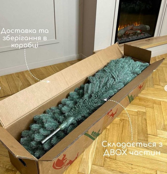 ℹ️ Штучна новорічна ялинка лита зелена. Пишна. Відеогляд ℹ️