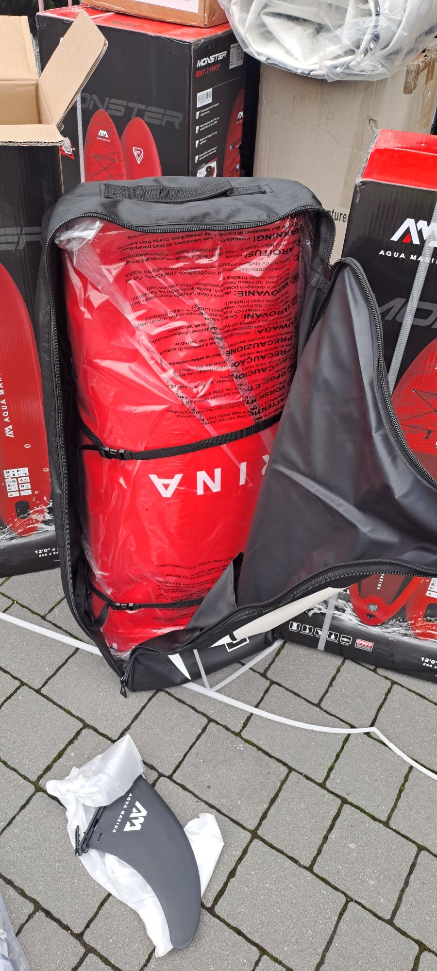 SUP 366cm  Aqua Marina Monster Bt 21   Całe komplety nowe fv Gwarancja