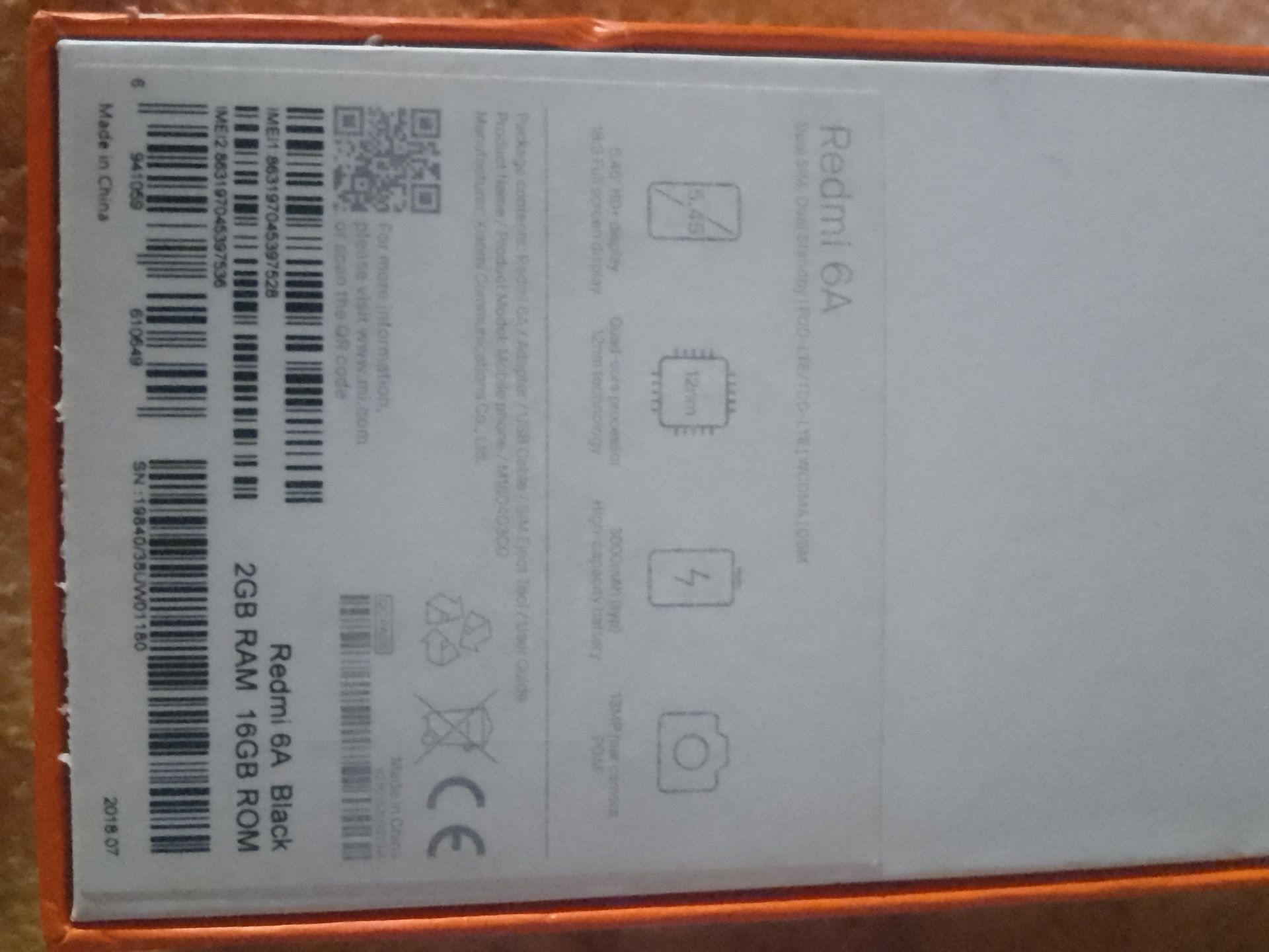Xiaomi Redmi 6A, рабочий. ЧИТАТЬ ОПИСАНИЕ.