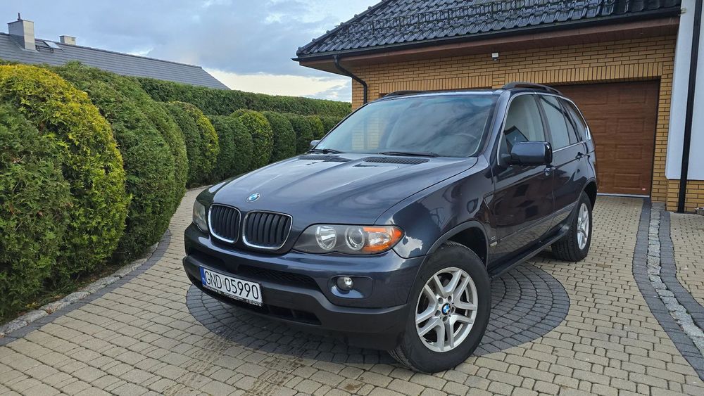BMW X5 E53 Lift 4x4 2006r 3.0 benzyna / Automat / Panorama / Roletki