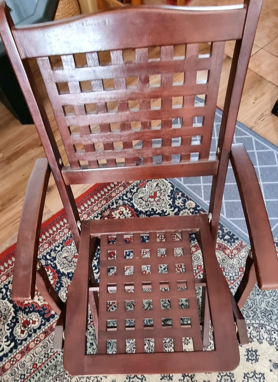 Stoł ogrodwy drewno orientalne trzy krzesła dobra cena