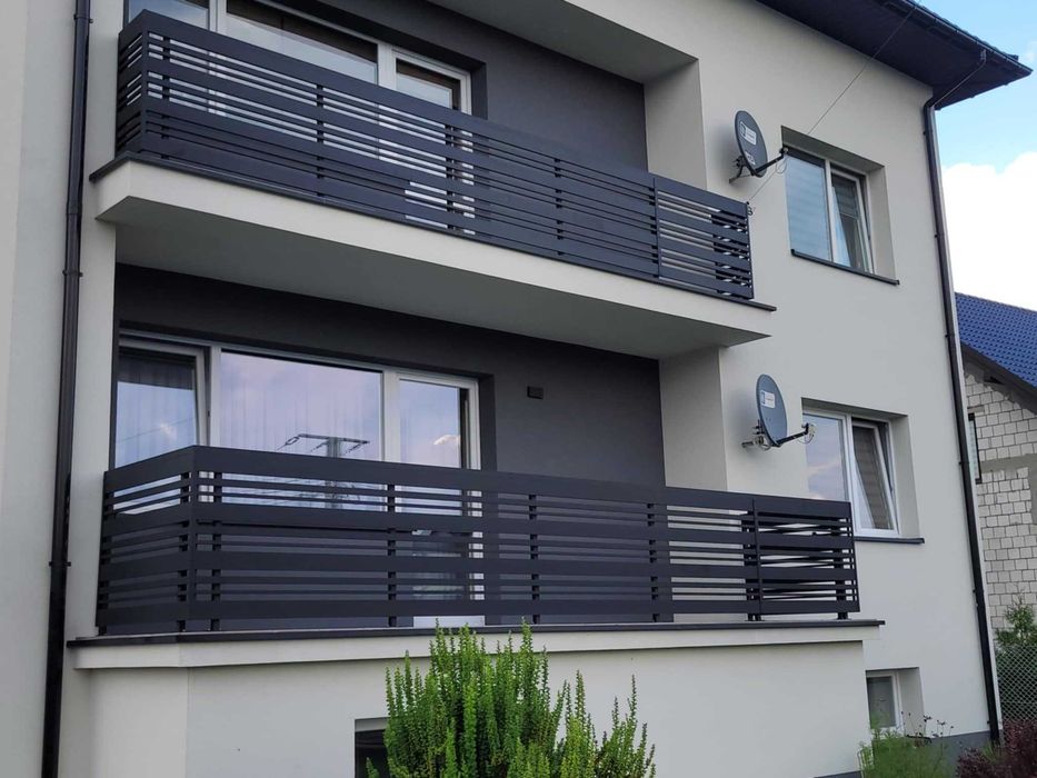 Balustrada Aluminiowa Malowana Proszkowo