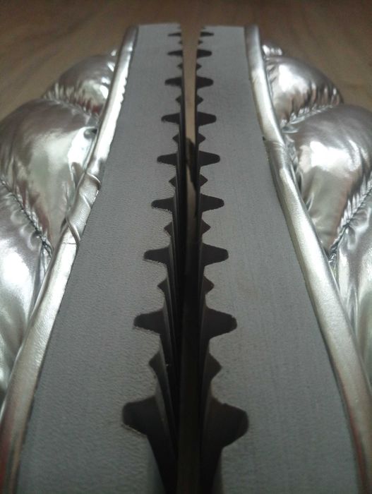 Srebrne śniegowce botki H&M 39