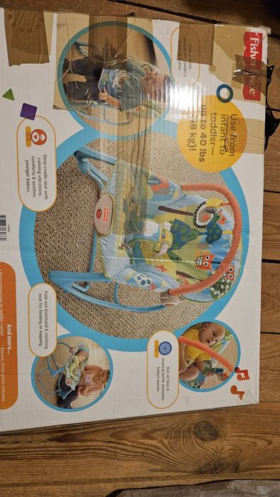 Leżaczek-bujaczek Fisher-Price Infant-to-Toddler Rocker