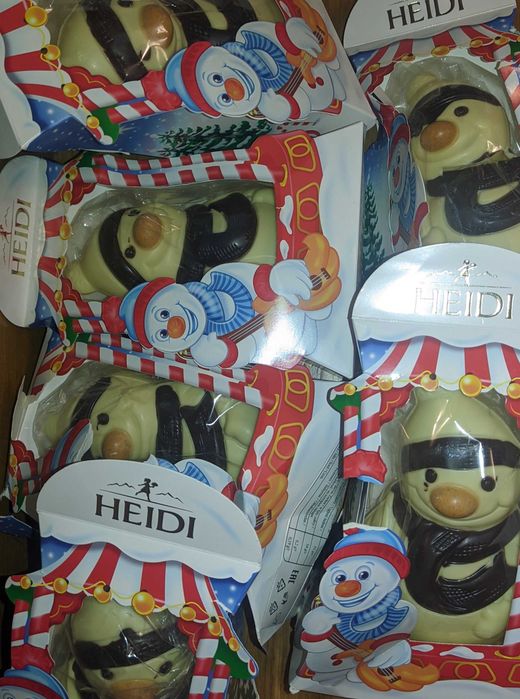 bałwany Heidi bałwanki mikołaje 40 sztuk