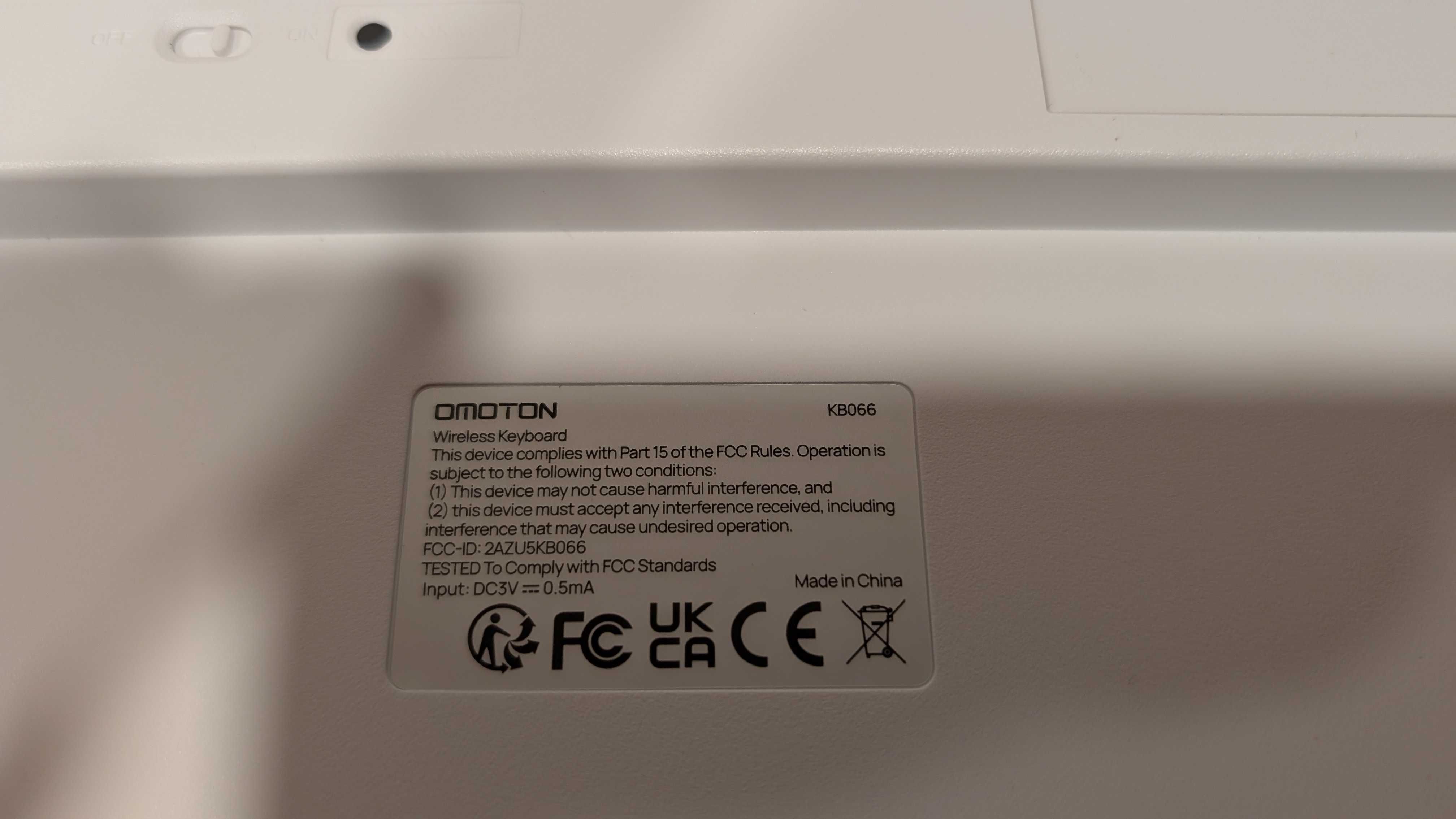Omoton KB066 Klawiatura Bezprzewodowa