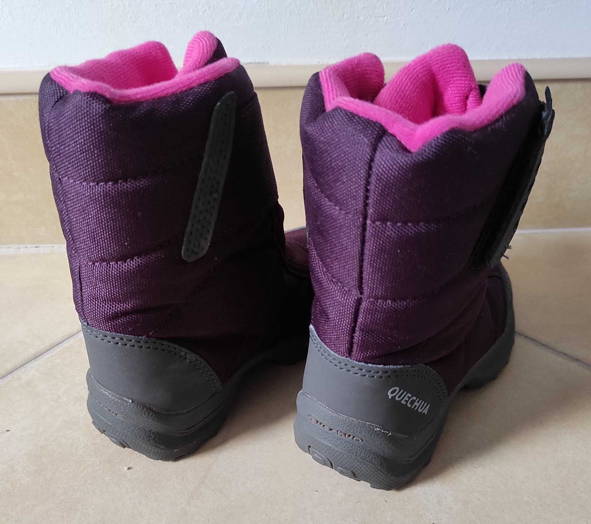 Buty zimowe śniegowce dla dzieci rozm. 24 Quechua Decathlon