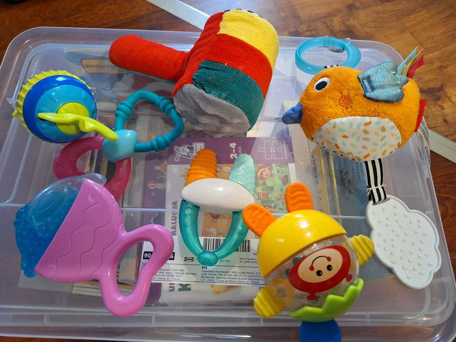 Okazja grzechotki, mini zabawki dla dziecka