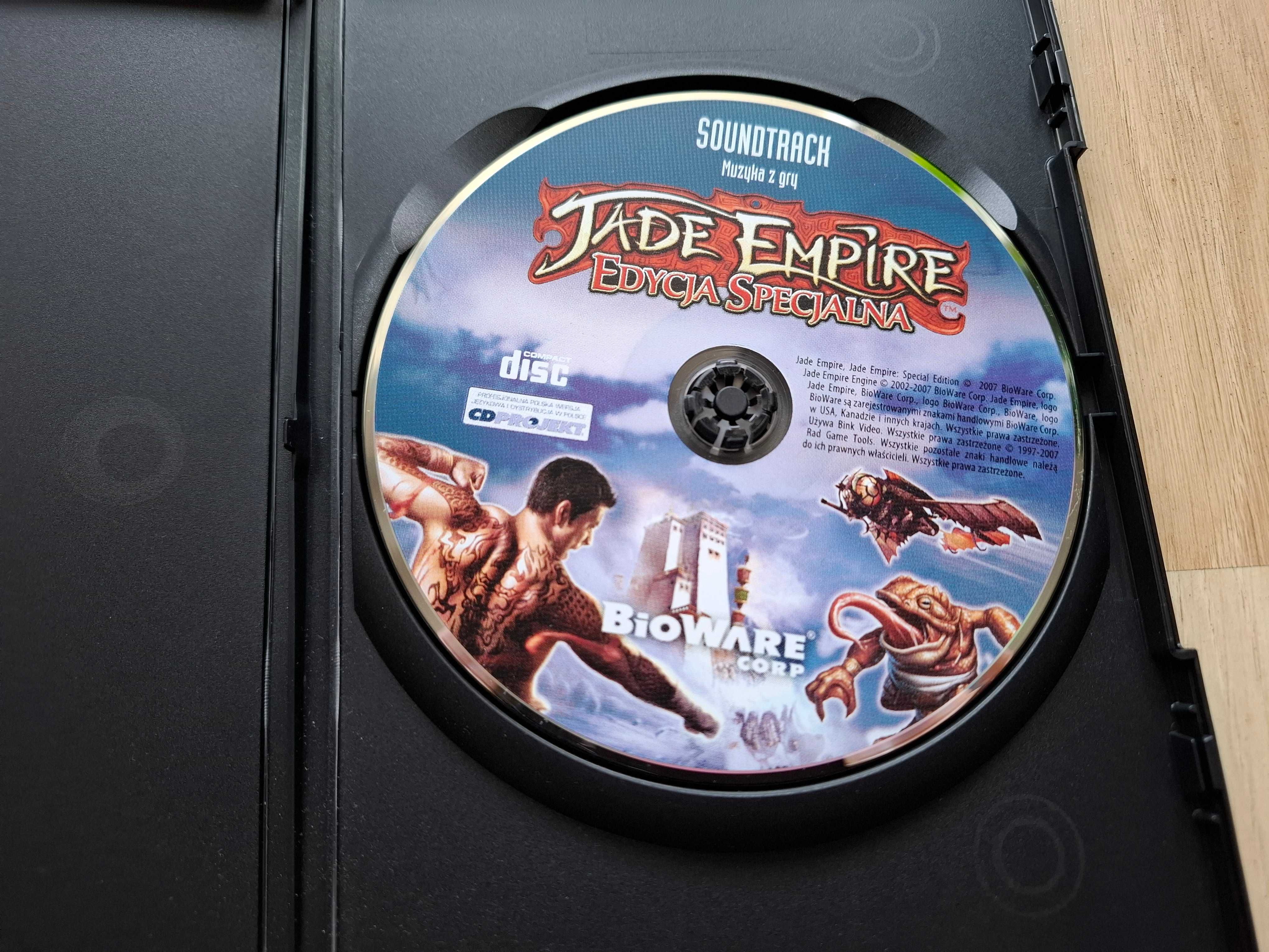 Jade Empire Edycja Specjalna Soundtrack muzyka z gry Bioware CD