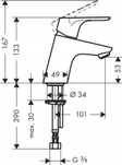 Hansgrohe Focus bateria umywalkowa