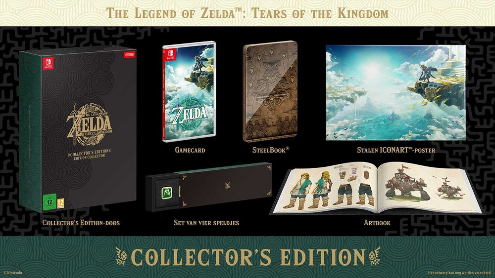 Nintendo The Legend of Zelda Tears of the Kingdom Collectror's Edition