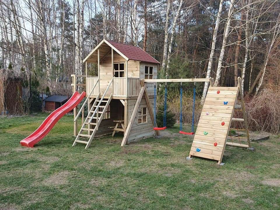 Drewniany Plac zabaw dla  dzieci   KRZYŚ  !   !!