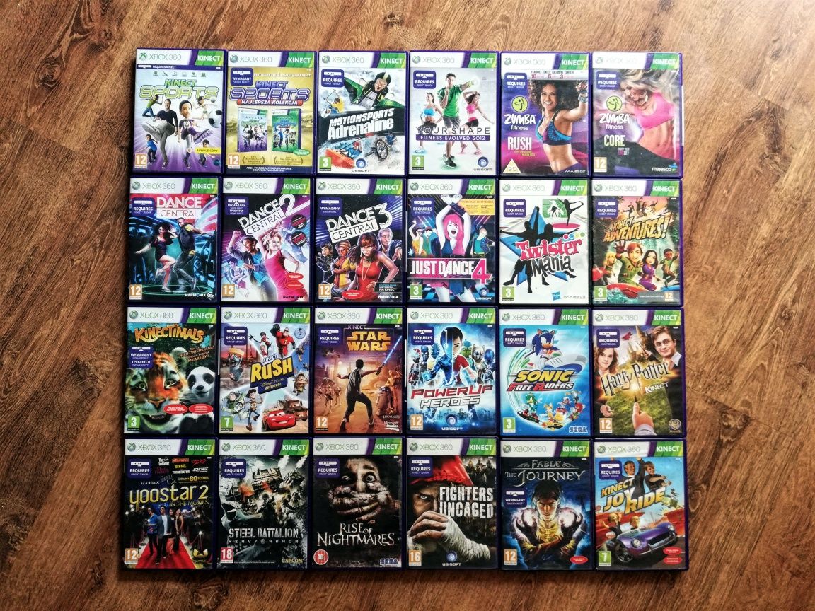 Gry XboX 360 Dla Dzieci Lego Kinect Samochody Wojskowe Strzelanki Inne