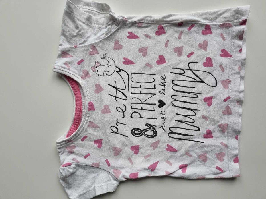 bluzka t-shirt  Atmosphere Primark dla dziewczynki 86