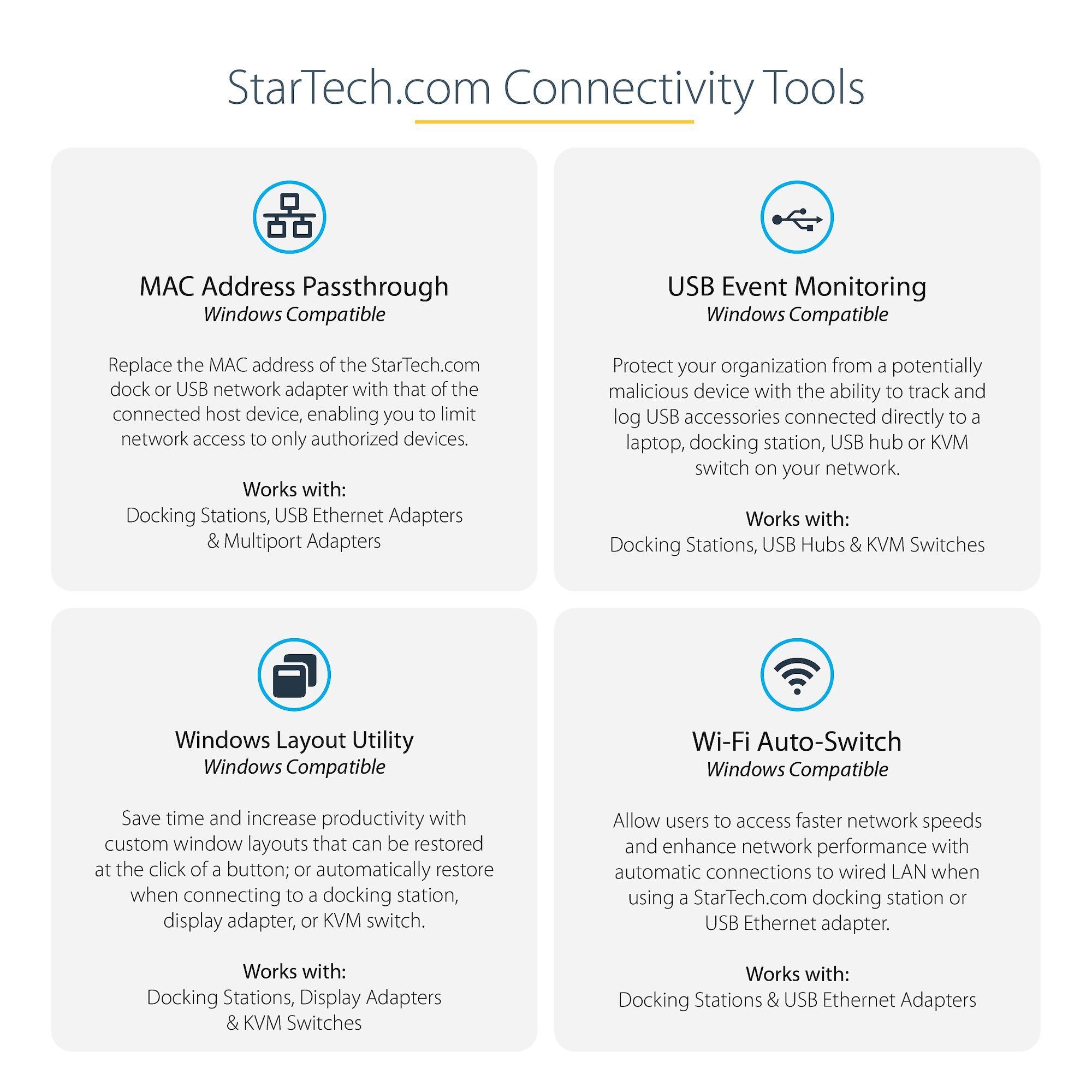 Докстанция StarTech (Thunderbolt 3 Dock)