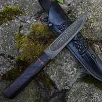 Нож ручной работы "Якут-647" сталь шх-15