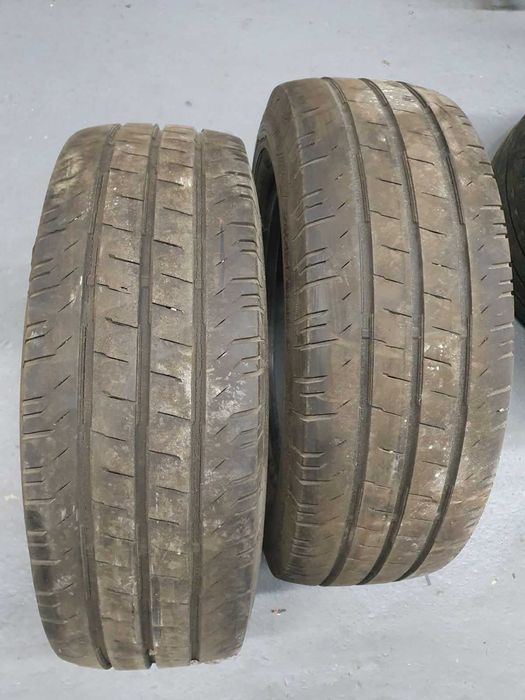 Продам гуму Б/у літо 215/65R16C -2шт Continental