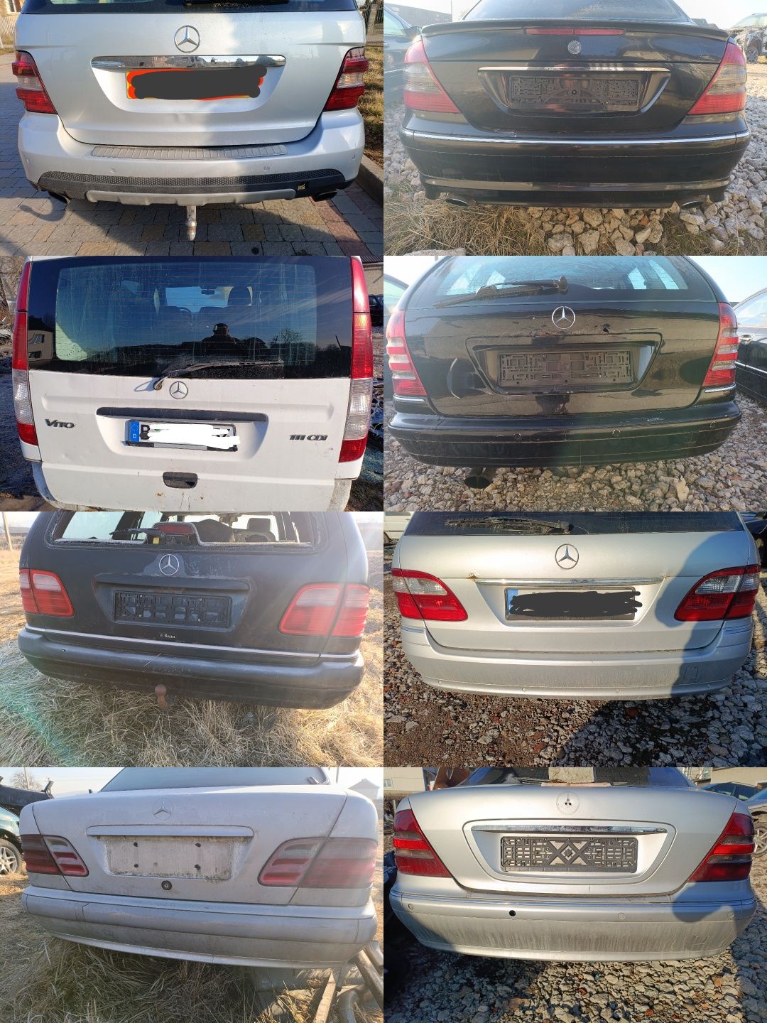 Фари стопи Mercedes 203,202,210,211,219,164,220 Vito Viano. Розборка