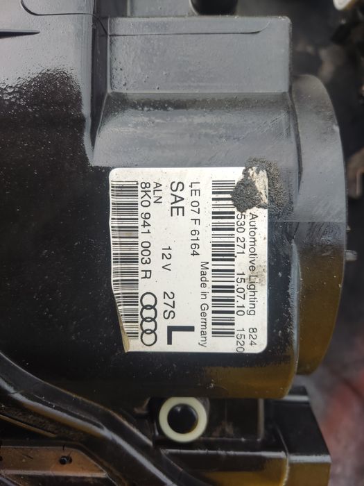 Oticas faróis  Audi A4 B8 2012