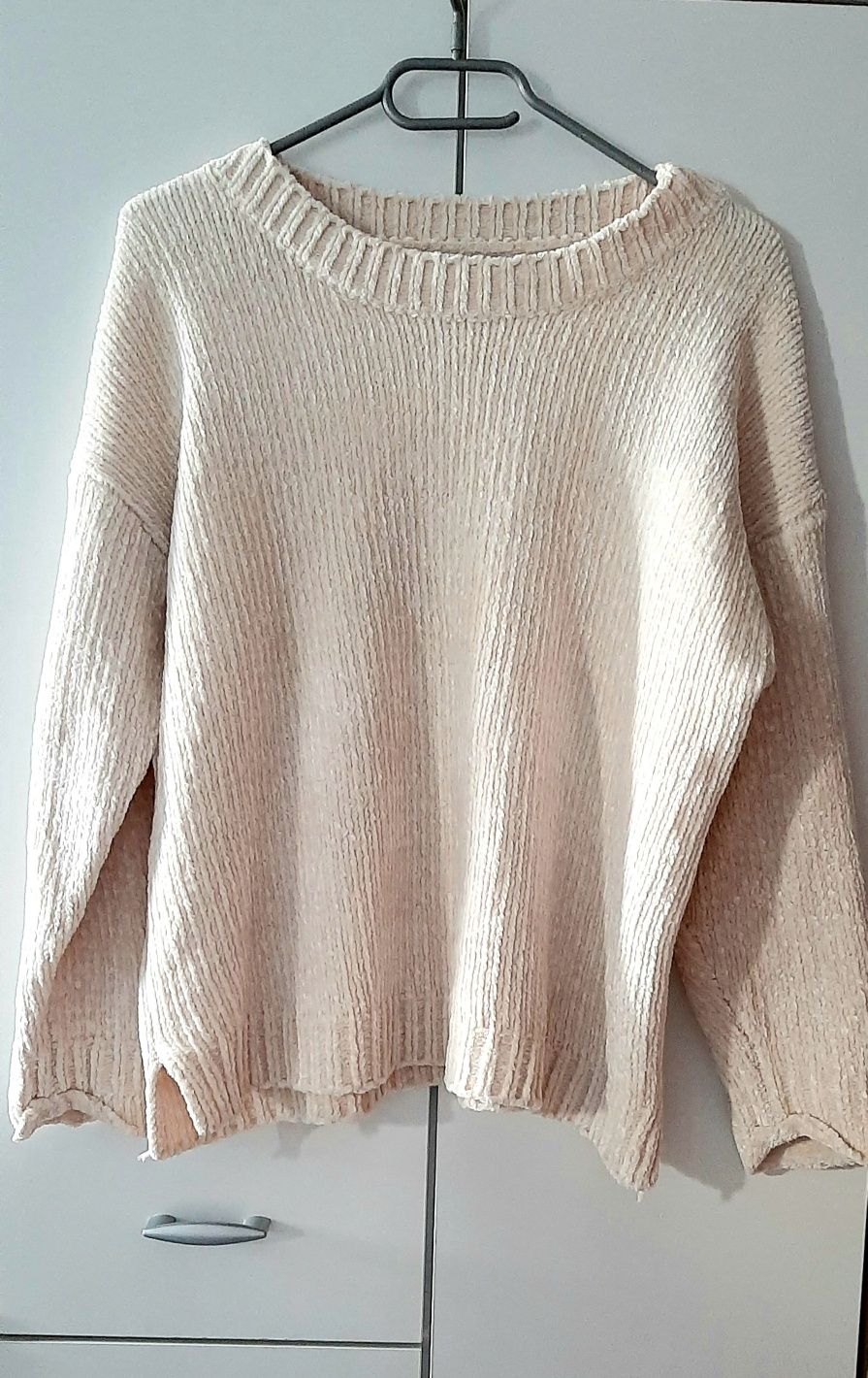 Sweter szenilowy oversize