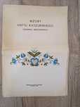 Wzory Haftu Kaszubskiego Leonarda Brzezińskiego 1984 r