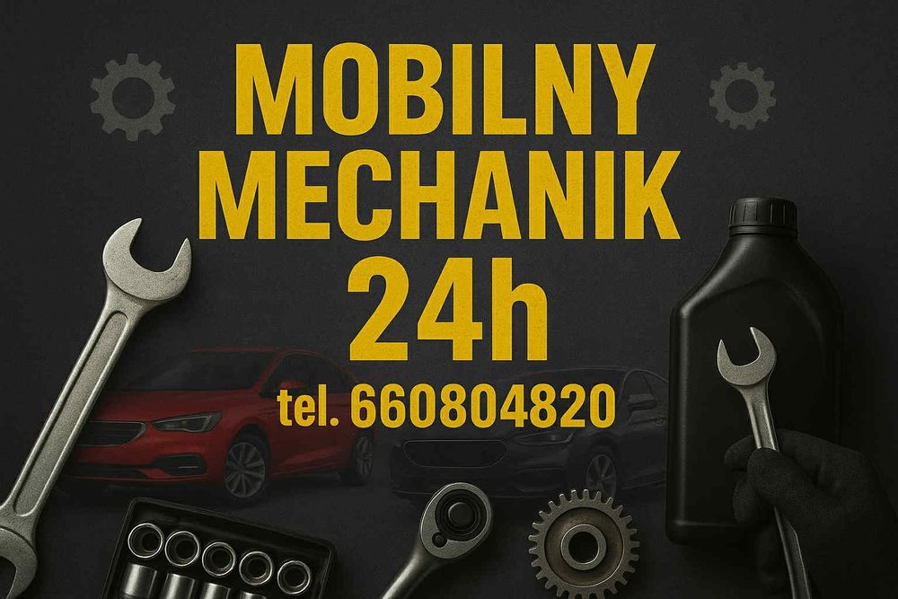 Mobilny mechanik tanio 24h dojazd TAXI kable diagnostyka uruchamianie