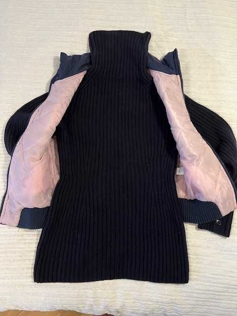 Sweter Uniqlo r. M/L z 80% wełny oraz kamizelka ocieplana Only