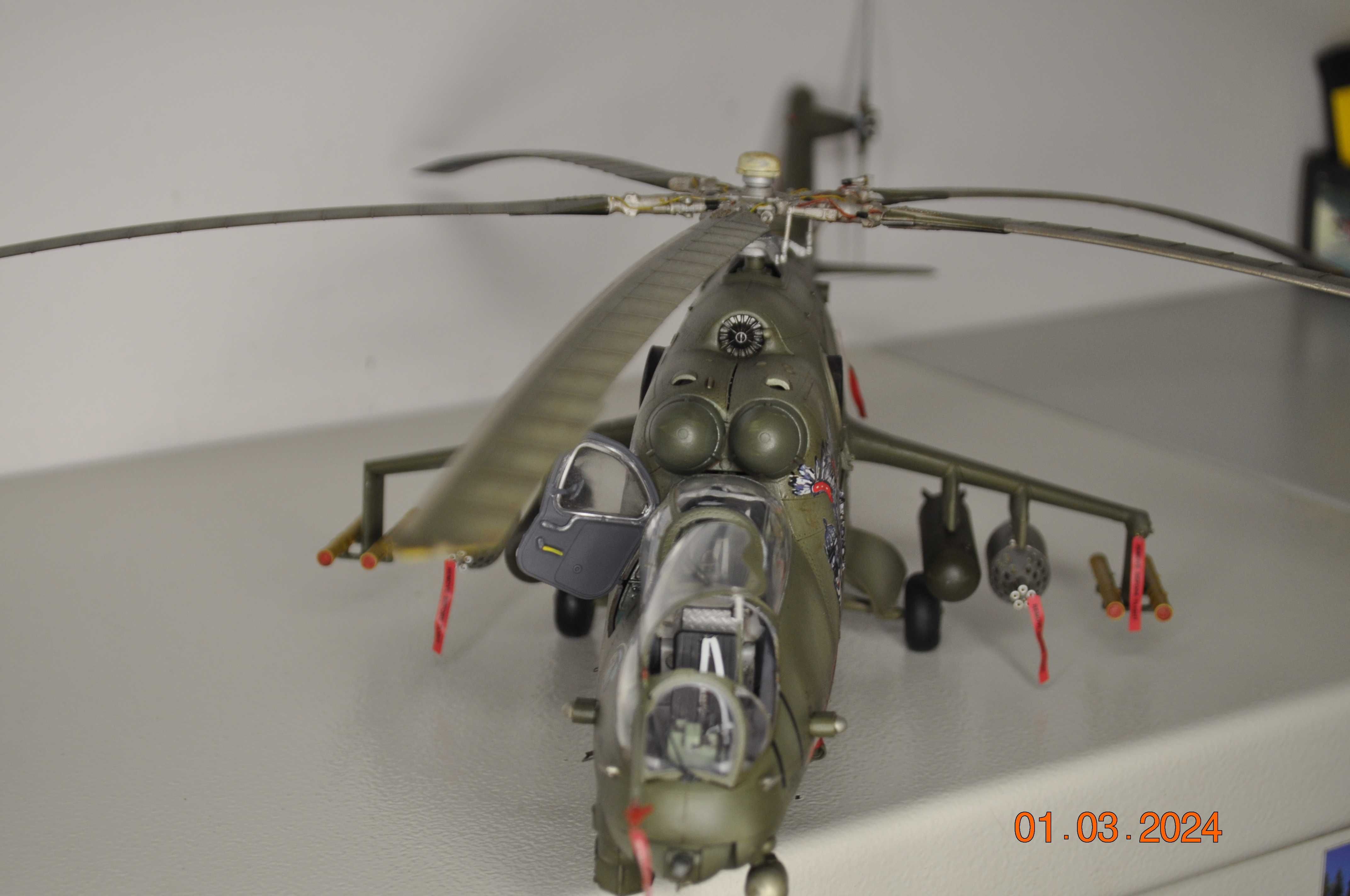 Mi-24 HIND HUSARZ zrobiony gotowy 1/35 polski