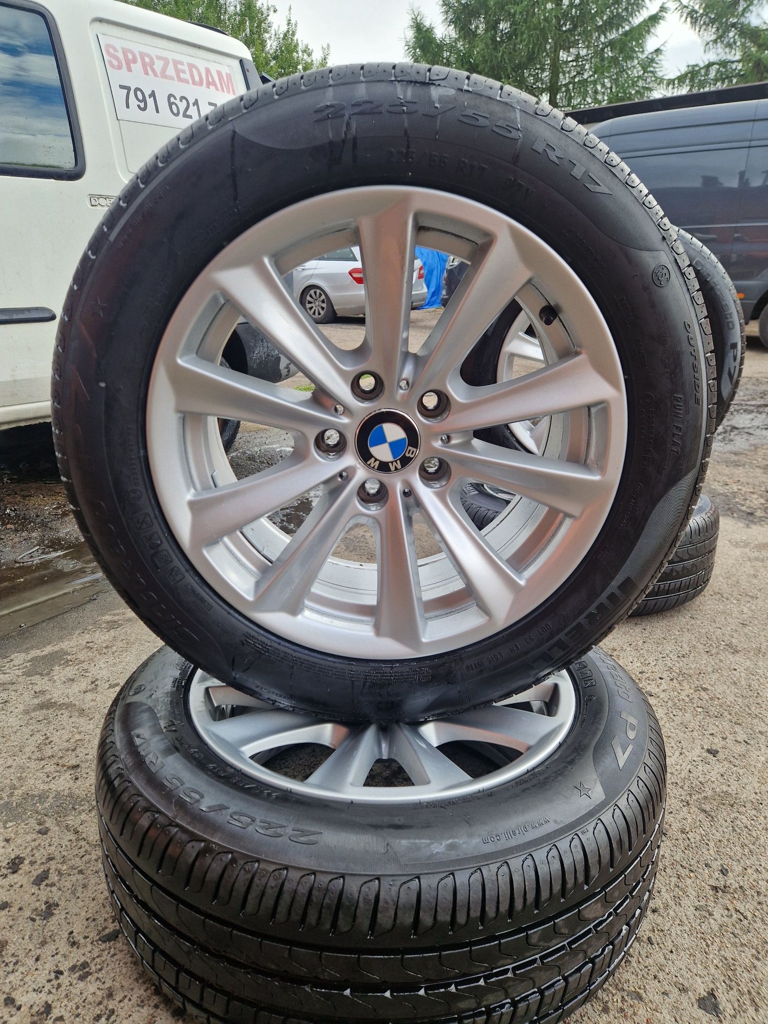 Alufelgi BMW 5x120  225/55/17 ET 30 Opony letnie
