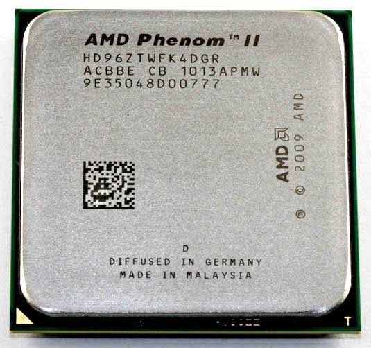 AMD Phenom X4 960T BE 3.4 Ghz Turbo, AM3