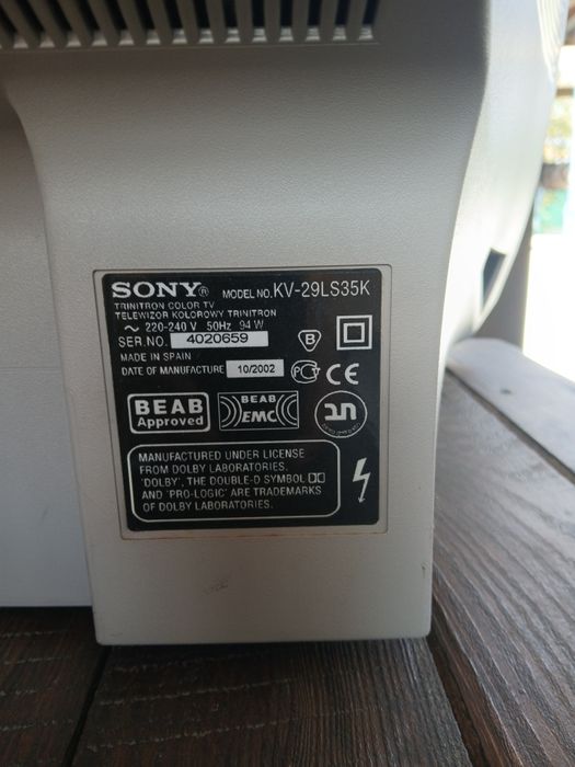 Продам телевізор Sony. Model: KV-29LS35K