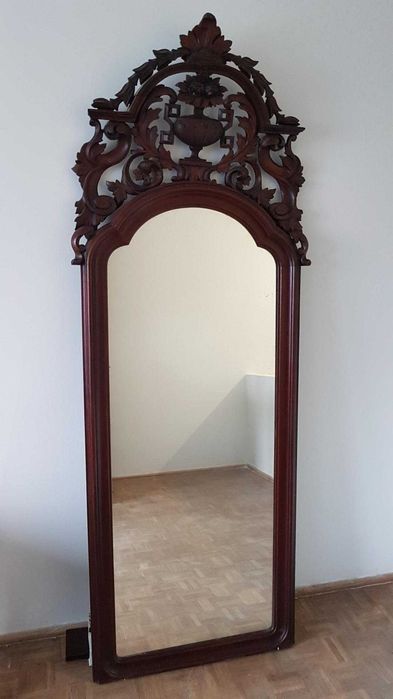Lustro tremo duże rzeźbione