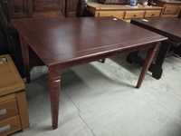 Stół rozkładany ciemny duży drewniany elegancki super stan FV DOWÓZ