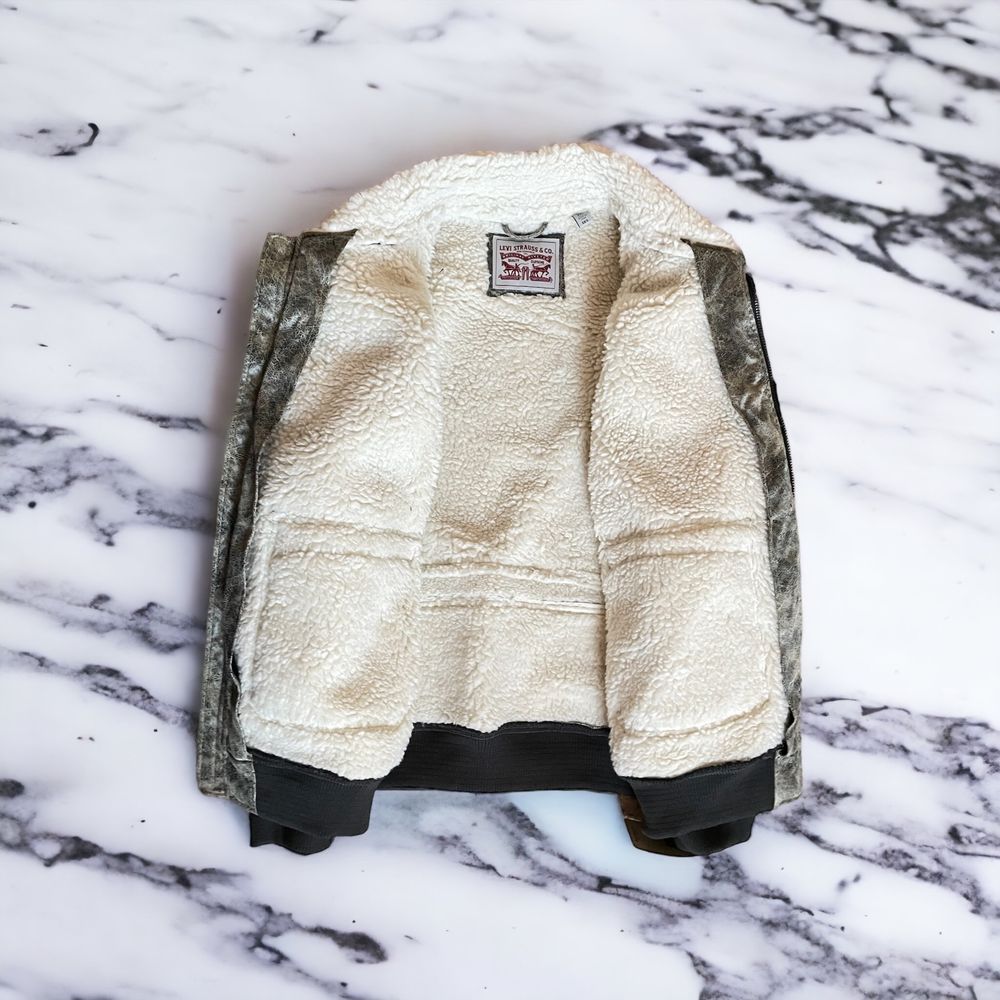 XXL 44 52  Levis sherpa бомбер шерпа дубленка левайс курка 2xl