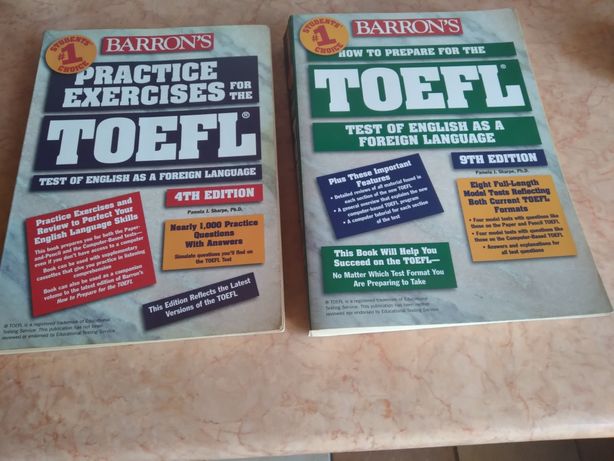 Книги для сдачи экзамена TOEFL