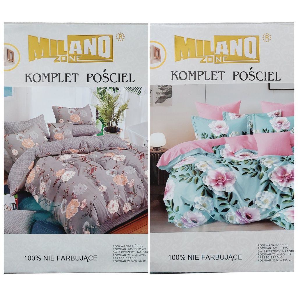 Komplet pościeli 200x220 z prześcieradłem