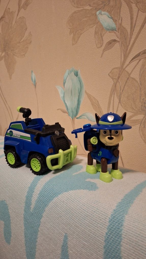 Набір Paw patrol, Щенячий патруль, рятувальний автомобіль з Гонщиком