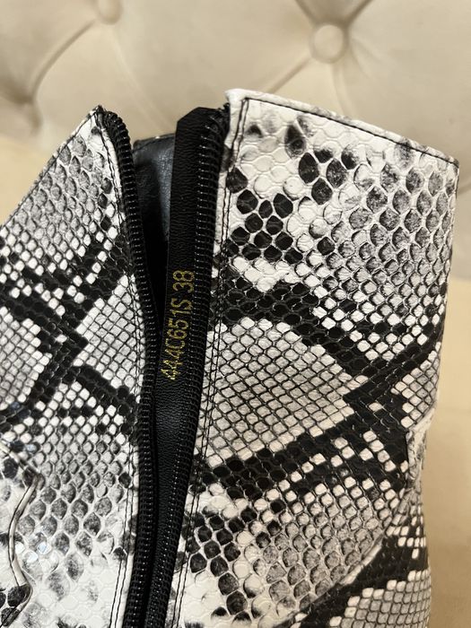 Botki/kowbojki skóra węża AZAREY rozmiar 38