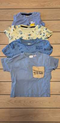 Zestaw 3 tshirt + Koszulka. Rozmiar 98
1.Niebieska Zara Rozmiar 98
2.