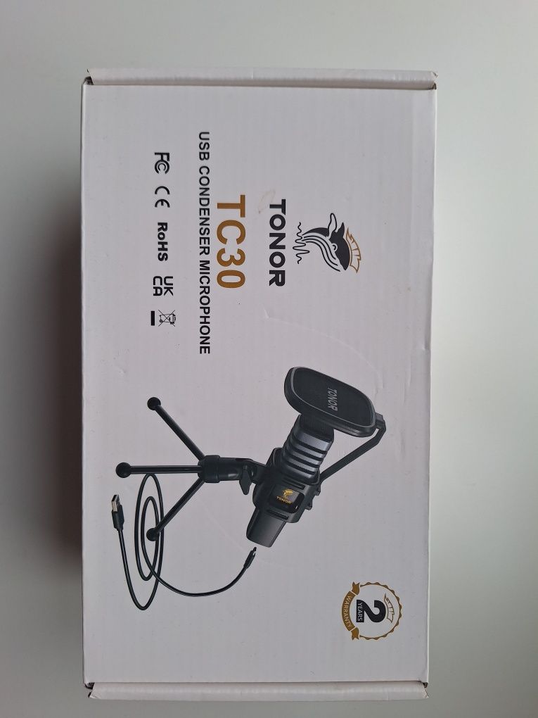 Nowy pojemnościowy mikrofon USB Tonor TC30