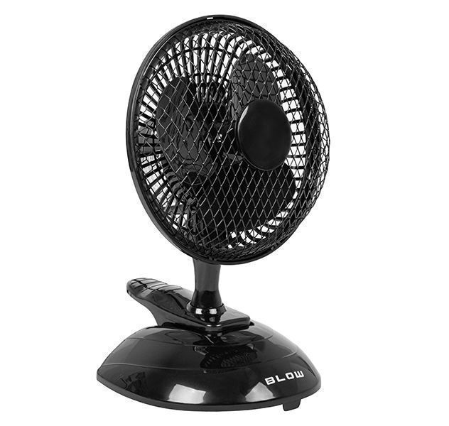 Mały wentylator biurkowy 2w1 stołowy 6'' podstawka + klips 44-023#