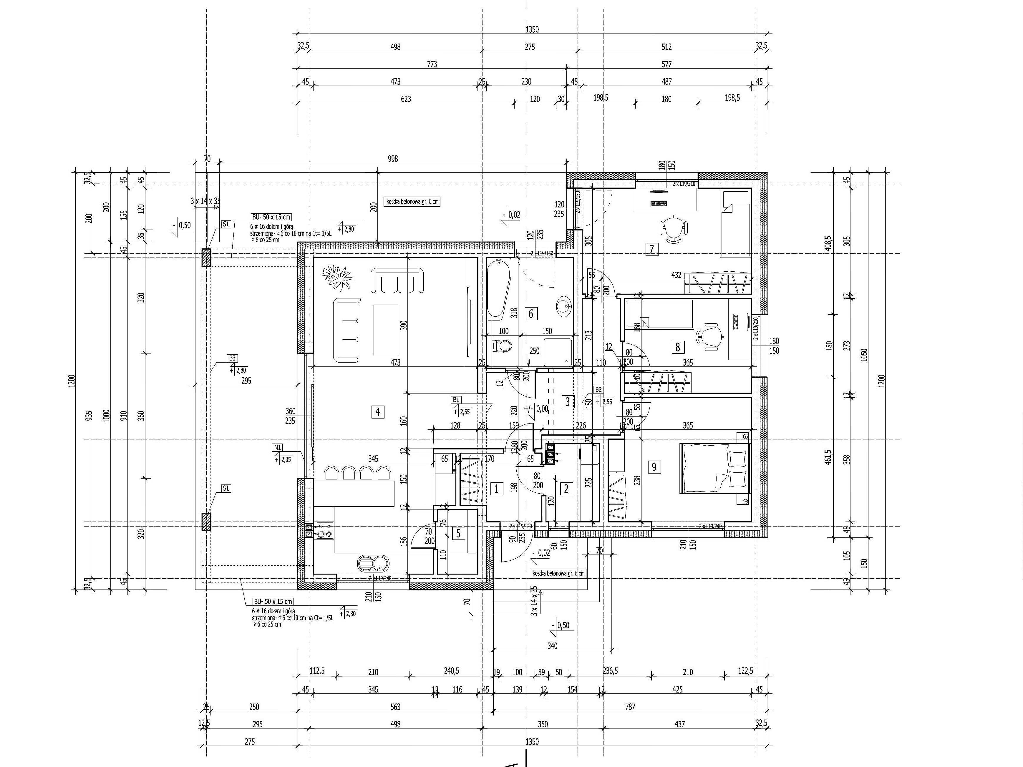 Nowy parterowy dom z ogrodem | 104 m2 | garaż | Kolonia Zawada/Dąbrowa