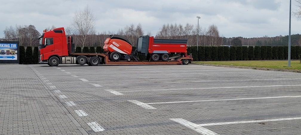 Transport maszyn ciągników koparek kombajnów domków holenderskich