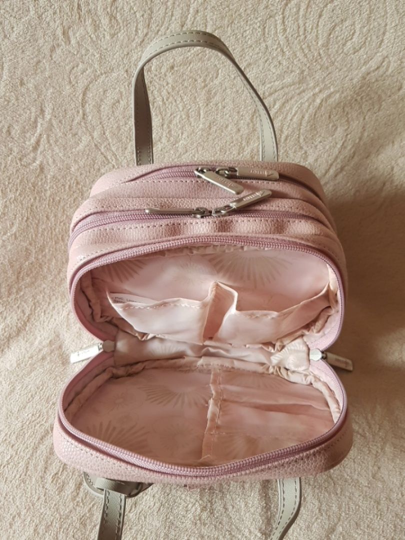 Маленькая розово-серая дорожная сумка Antler