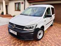 Volkswagen Caddy Polski salon/serwis ASO do końca/jeden uzytkownik/ciężarowy/vat 23