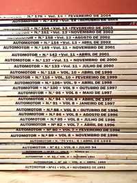 AUTO MOTOR - 30 revistas de 1992 a 2004